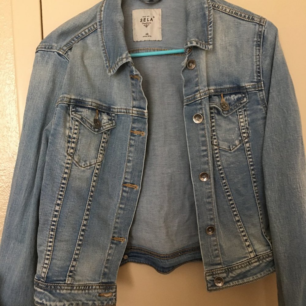 Blue denim jacket